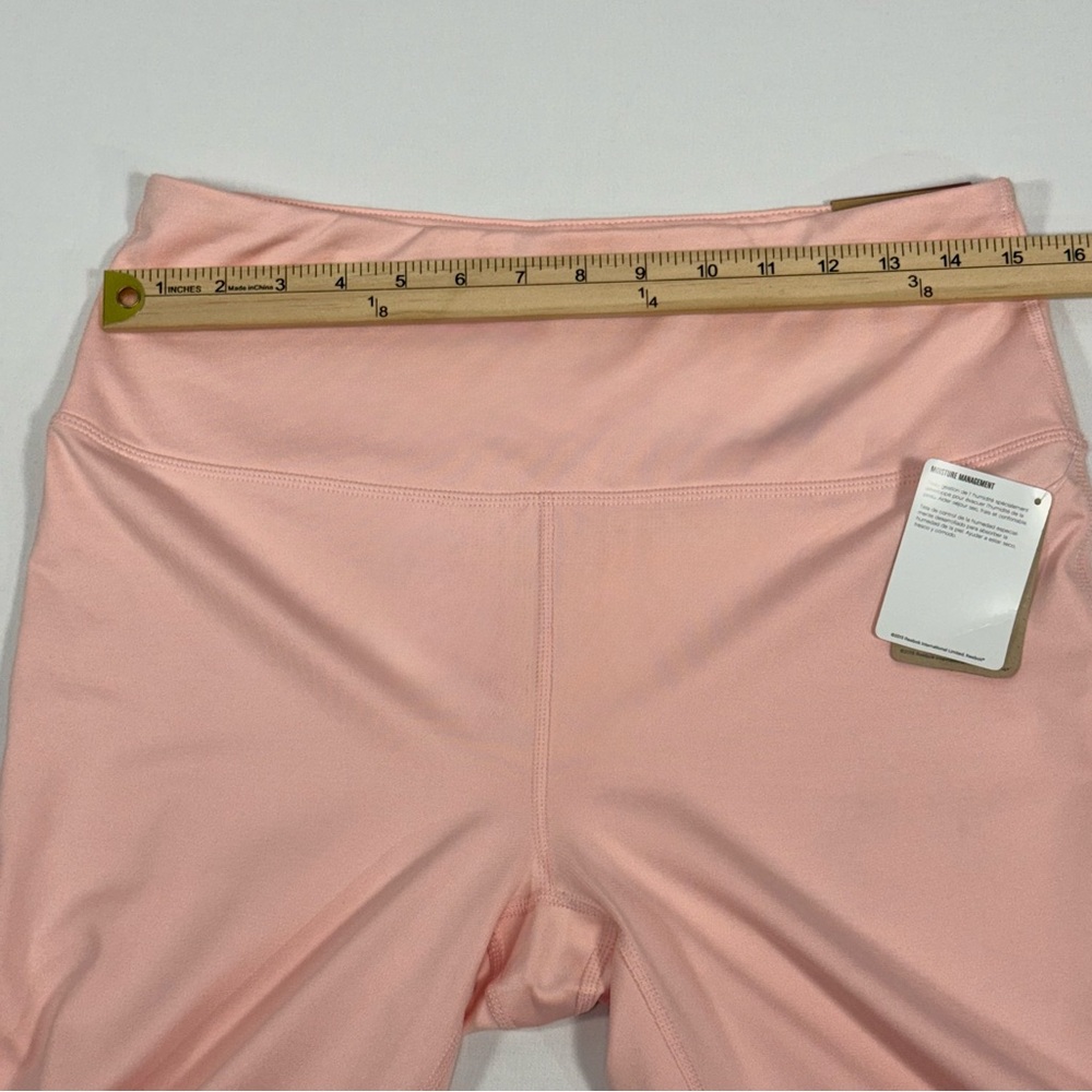 High Rise Reebok Impatiens Pink Align Capri Size L Large - Picture 4 of 13